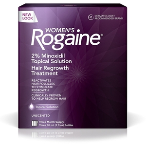 Women's Rogaine Minoxidil 2% Solution Three Month Supply
