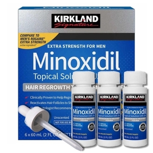 Міноксидил Кіркланд Minoxidil Kirkland 5% 3 флакона з дозатором