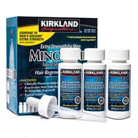 Kirkland Minoxidil 5% 3 bottles with dropper